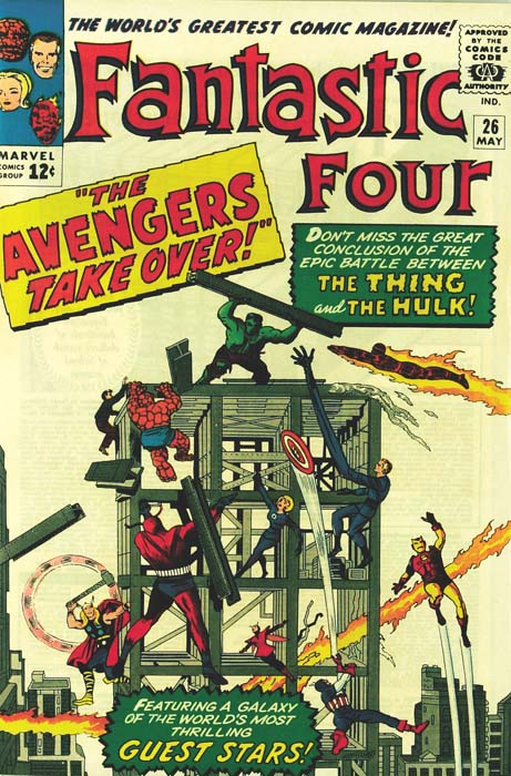 Portada Fantastic Four vol.1 #26